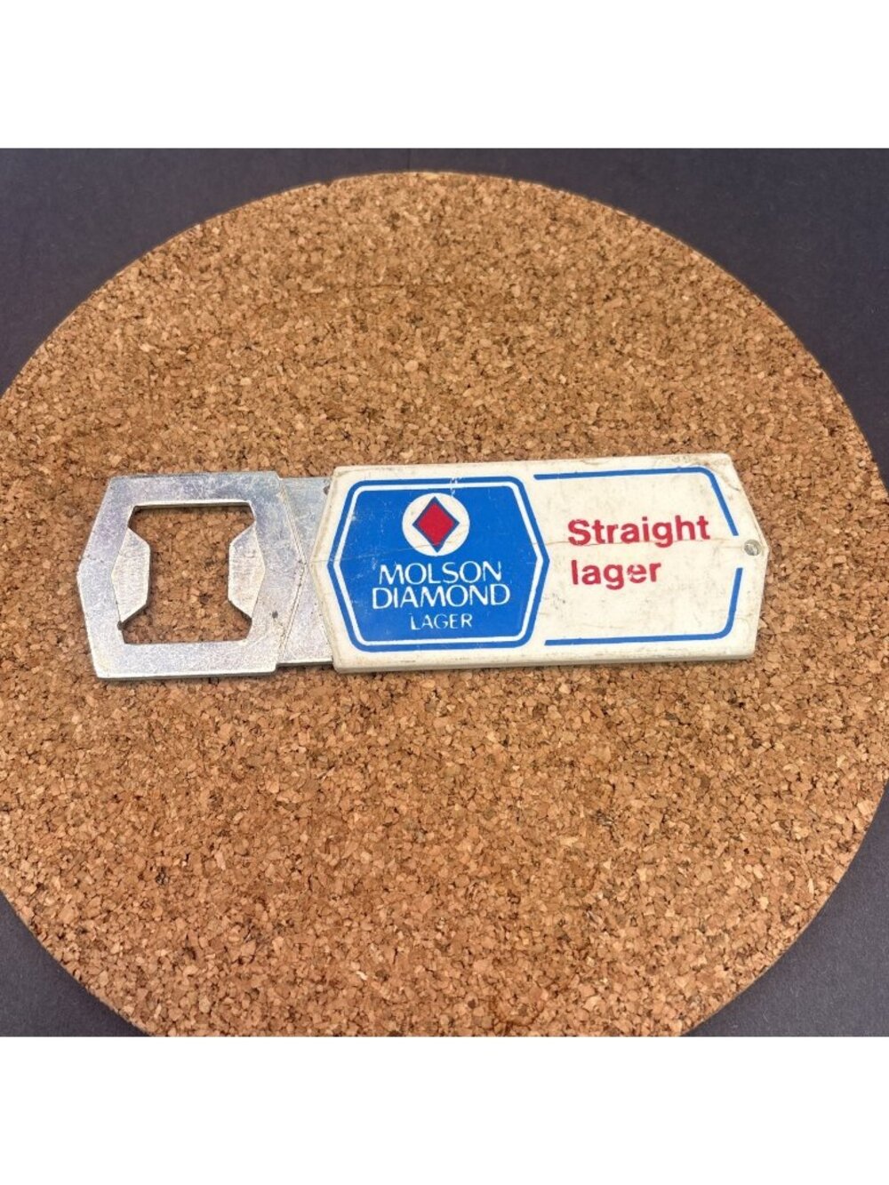 VINTAGE BOTTLE Opener Beer Themed - Molson Diamond